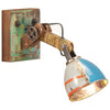 Wall Lamp Industrial Style Multicolour Round E27