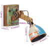 Wall Lamp Industrial Style Multicolour Round E27