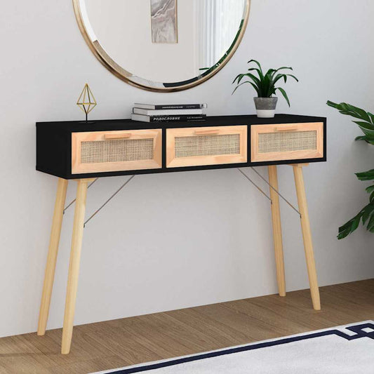 Console Table | Black | Engineered wood | Console Table | Rectangular