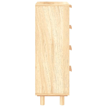 Sideboard | Brown | Engineered Wood, Solid Pine Wood, Natural Rattan