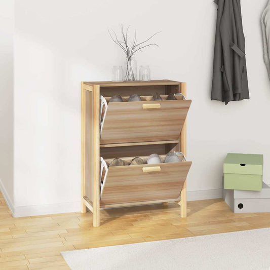 Shoe Cabinet | White | Engineered wood, solid pine wood | Medium
