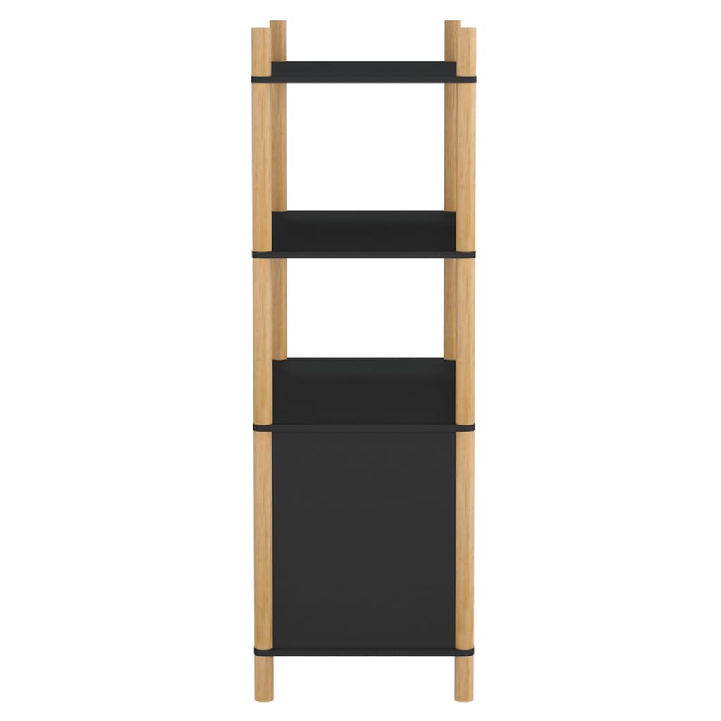 Highboard Black 80x40x121 cm Engineered Wood