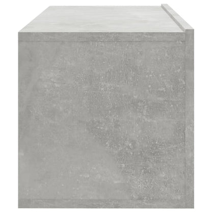 Wall TV Cabinets 4 pcs Concrete Grey 100x30x30 cm