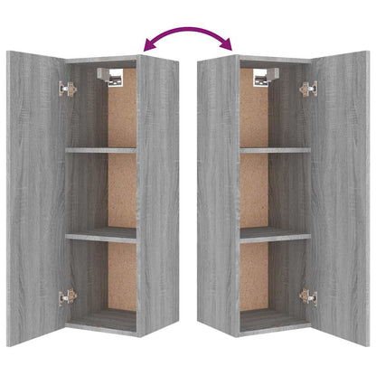 4 Piece TV Cabinet Set Grey Sonoma Engineered Wood