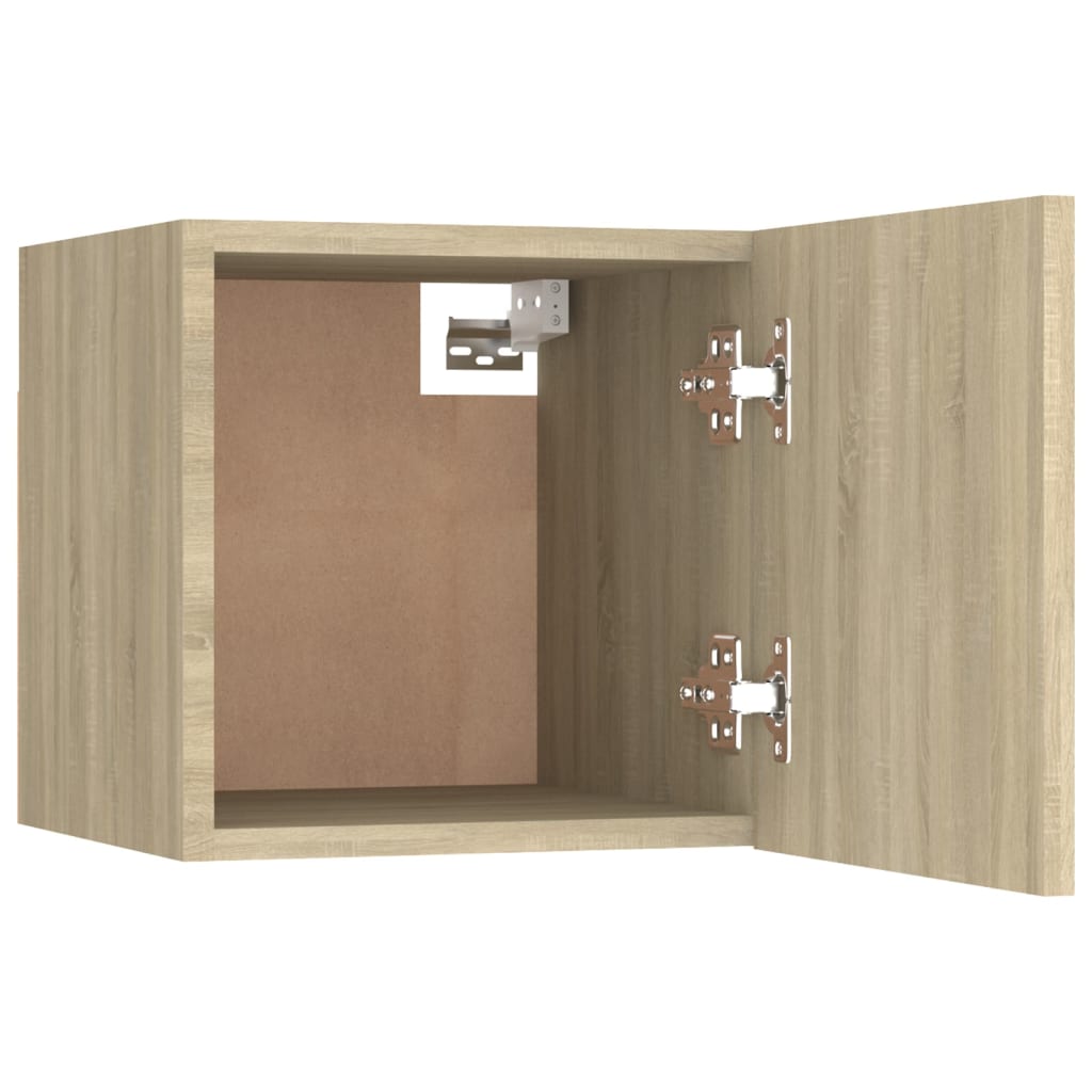 8 Piece TV Cabinet Set Sonoma Oak Engineered Wood
