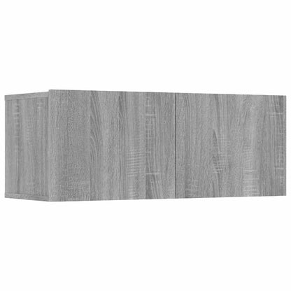 8 Piece TV Cabinet Set Grey Sonoma Engineered Wood