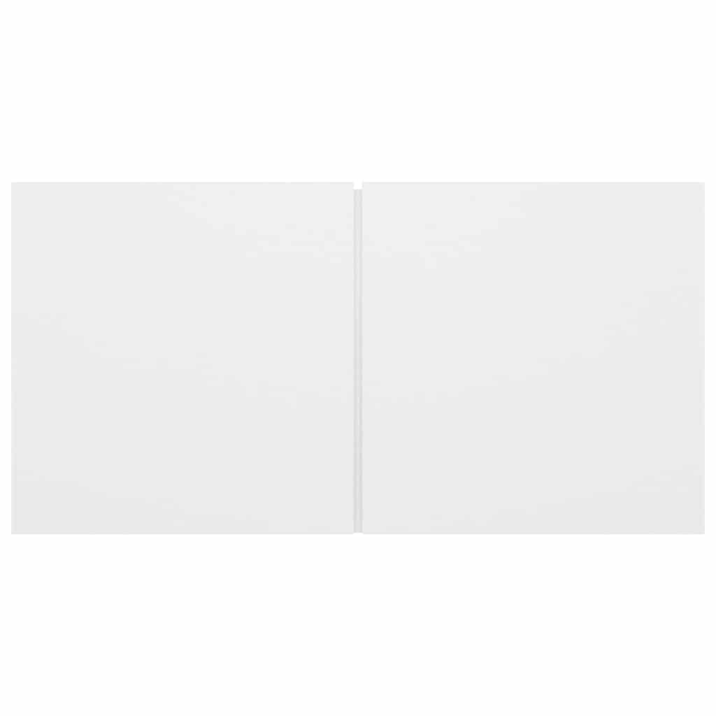 5 Piece TV Cabinet Set White Engineered Wood
