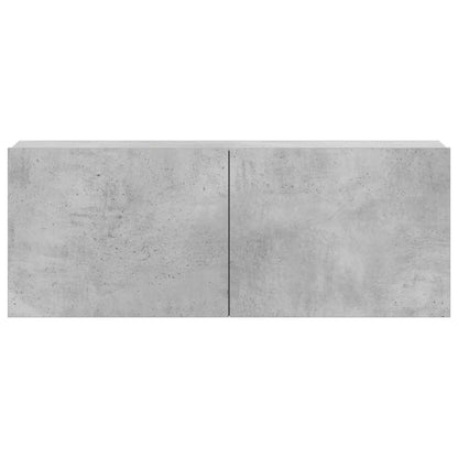 3 Piece TV Cabinet Set Concrete Grey Engineered Wood