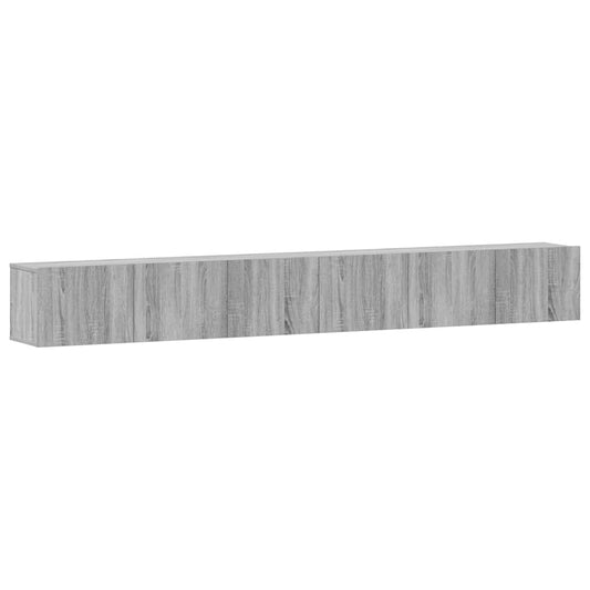 3 Piece TV Cabinet Set Grey Sonoma Engineered Wood