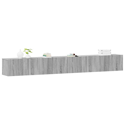 3 Piece TV Cabinet Set Grey Sonoma Engineered Wood