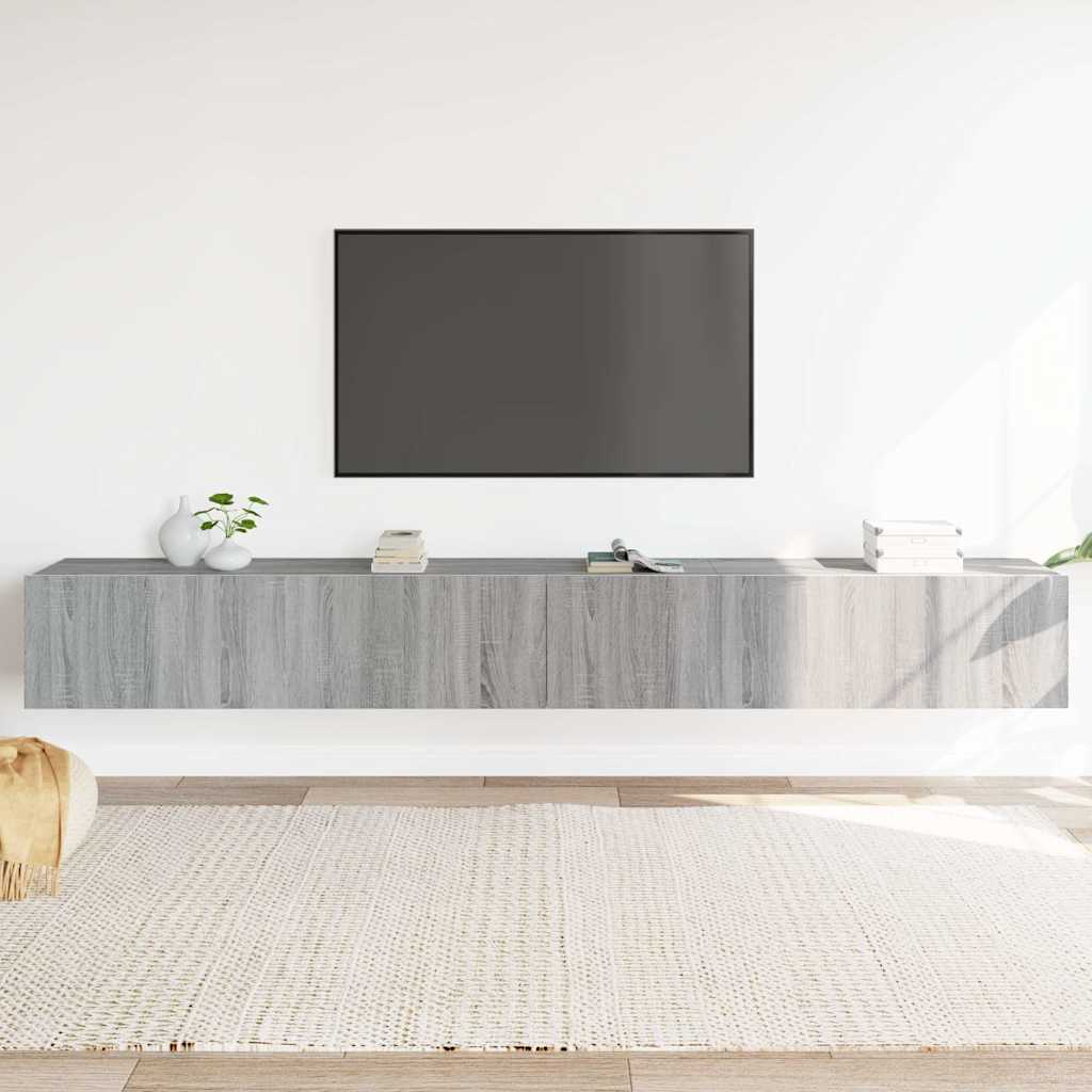 3 Piece TV Cabinet Set Grey Sonoma Engineered Wood