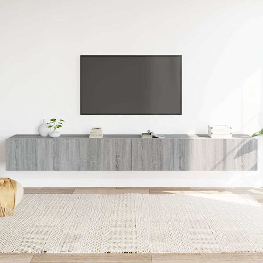3 Piece TV Cabinet Set Grey Sonoma Engineered Wood