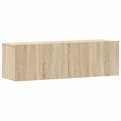 3 Piece TV Cabinet Set Sonoma Oak Engineered Wood