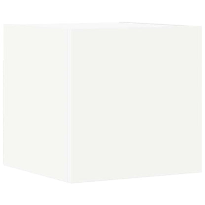 7 Piece TV Cabinet Set White Engineered Wood