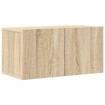 7 Piece TV Cabinet Set Sonoma Oak Engineered Wood