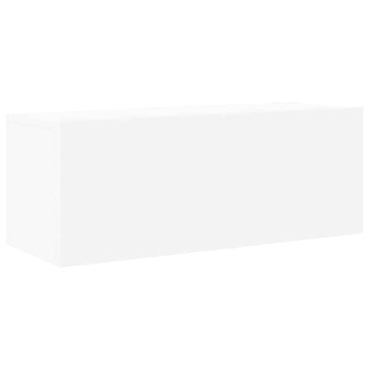 7 Piece TV Cabinet Set White Engineered Wood