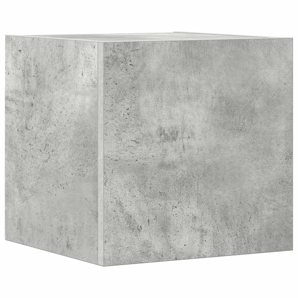 7 Piece TV Cabinet Set Concrete Grey Engineered Wood