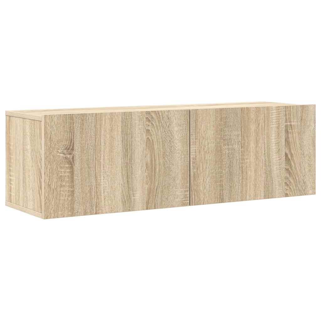 7 Piece TV Cabinet Set Sonoma Oak Engineered Wood