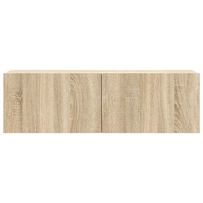 7 Piece TV Cabinet Set Sonoma Oak Engineered Wood