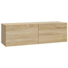Wall-mounted TV Cabinet Sonoma Oak Engineered Wood