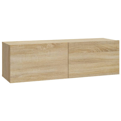 Wall-mounted TV Cabinet Sonoma Oak Engineered Wood