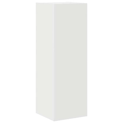 4 Piece TV Cabinet Set White Engineered Wood