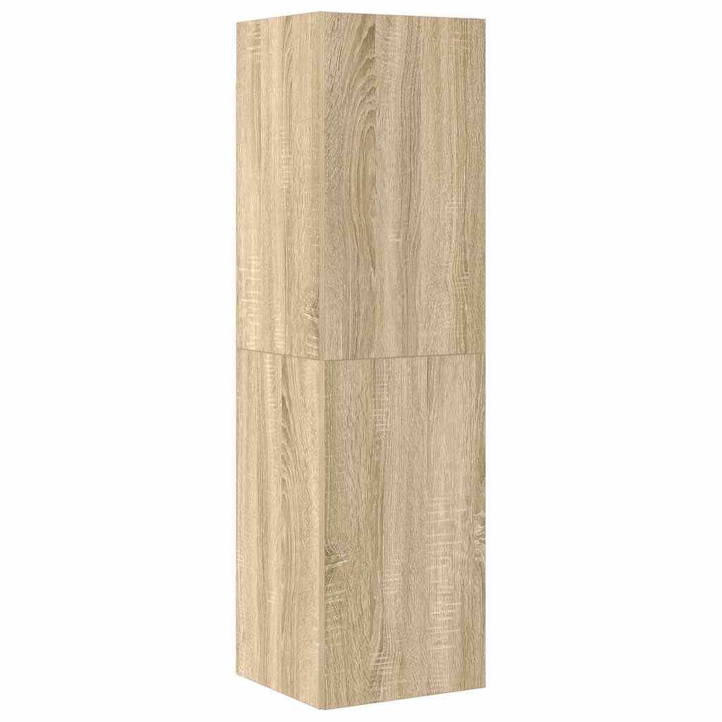 4 Piece TV Cabinet Set Sonoma Oak Engineered Wood