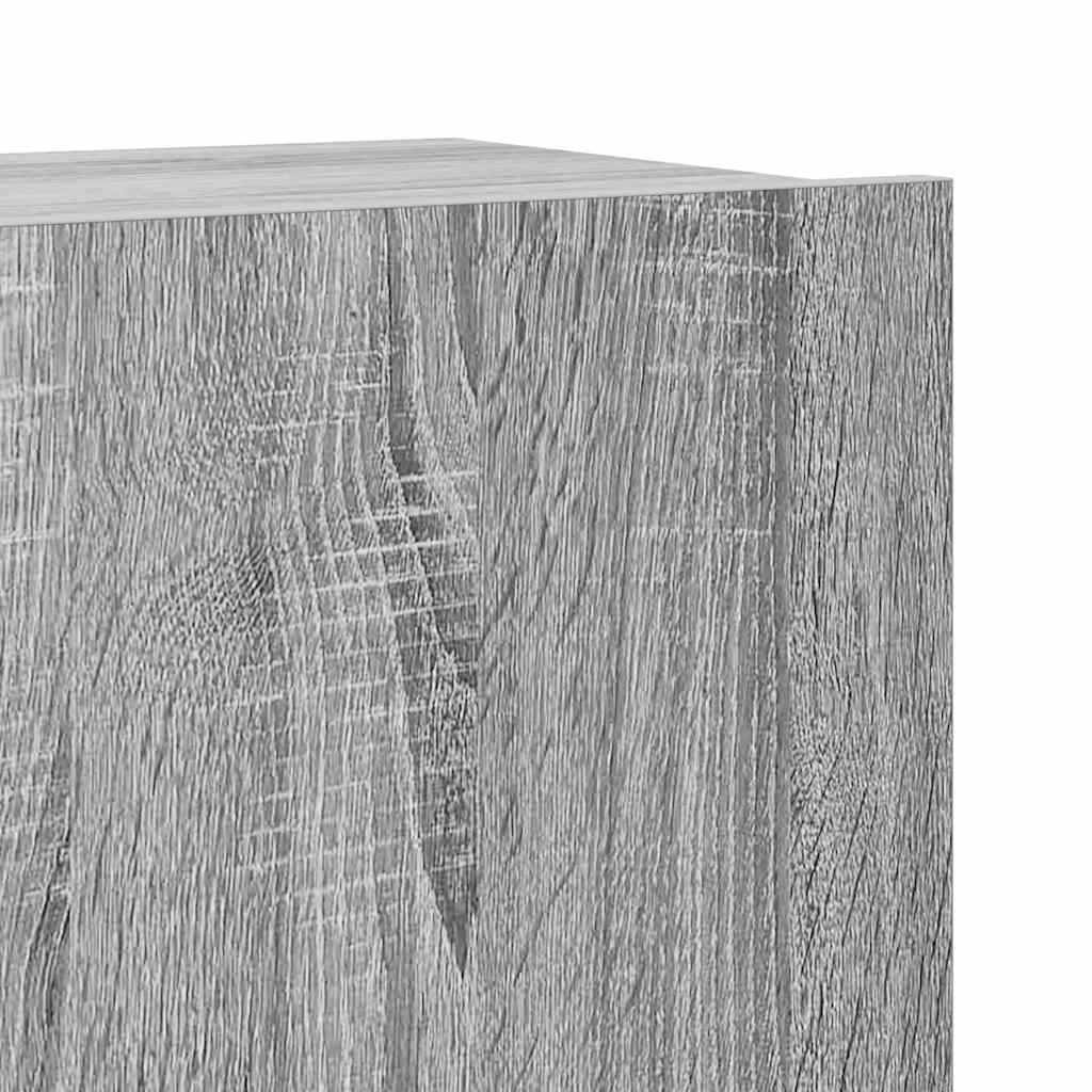 4 Piece TV Cabinet Set Grey Sonoma Engineered Wood