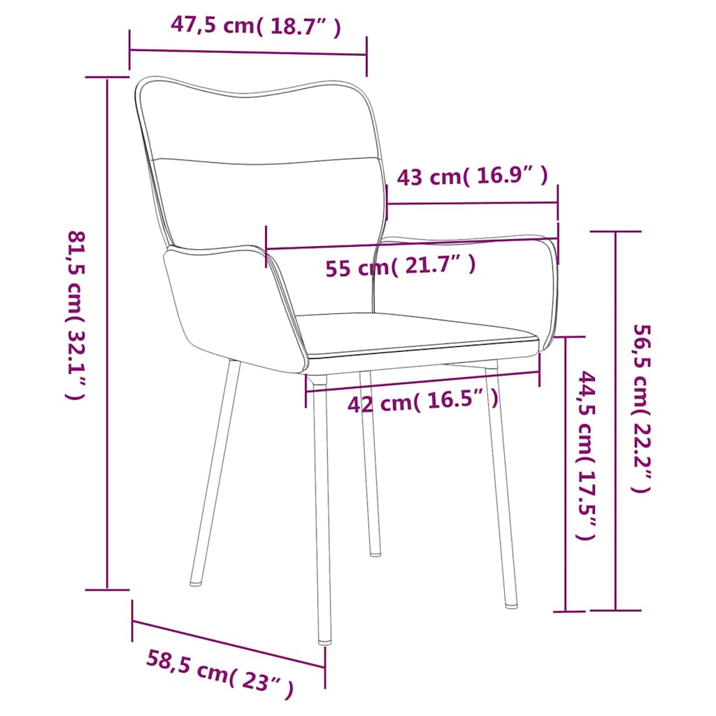 Dining Chairs 2 pcs Black Velvet