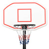 Basketball Stand White 258-363 cm Polyethene