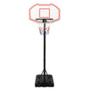 Basketball Stand White 237-307 cm Polyethene