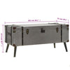 Coffee Table Engineered Wood 102x51x47.5 cm