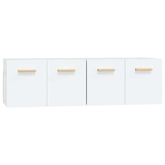 Wall Cabinets 2 pcs White 60x36.5x35 cm Engineered Wood