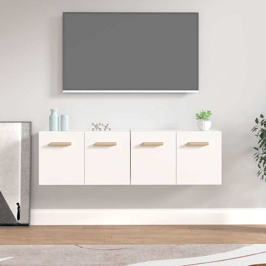 Wall Cabinets 2 pcs White 60x36.5x35 cm Engineered Wood