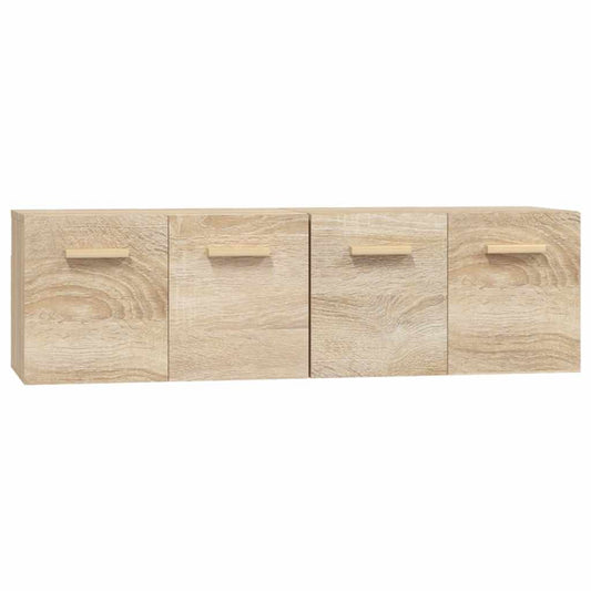 Wall Cabinets 2 pcs Sonoma Oak 60x36.5x35 cm Engineered Wood