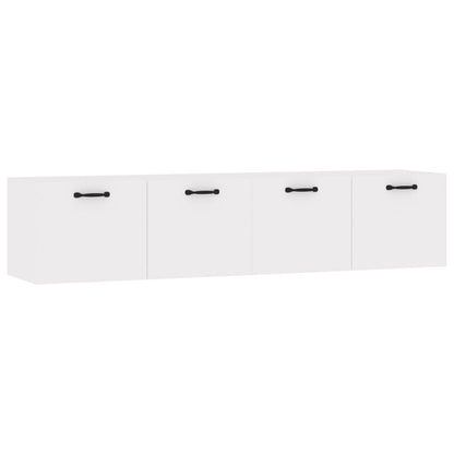 Wall Cabinets 2 pcs White 60x36.5x35 cm Engineered Wood