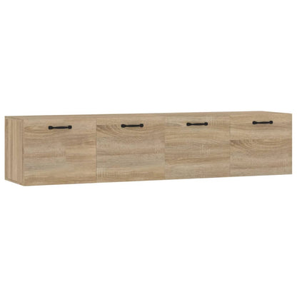 Wall Cabinets 2 pcs Sonoma Oak 60x36.5x35 cm Engineered Wood