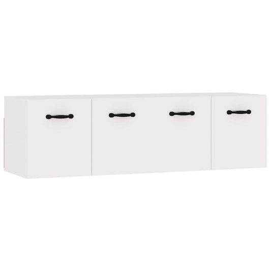 Wall Cabinets 2 pcs White 80x35x36.5 cm Engineered Wood