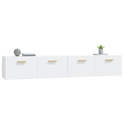 Wall Cabinets 2 pcs White 100x36.5x35 cm Engineered Wood