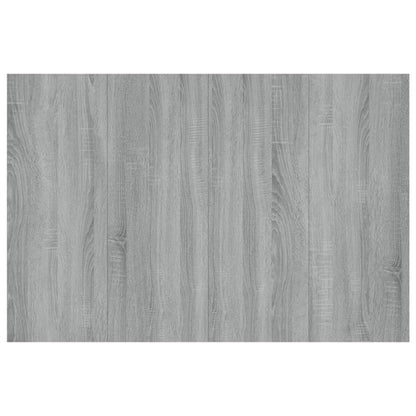 Bed Headboard with Cabinets Grey Sonoma Engineered Wood