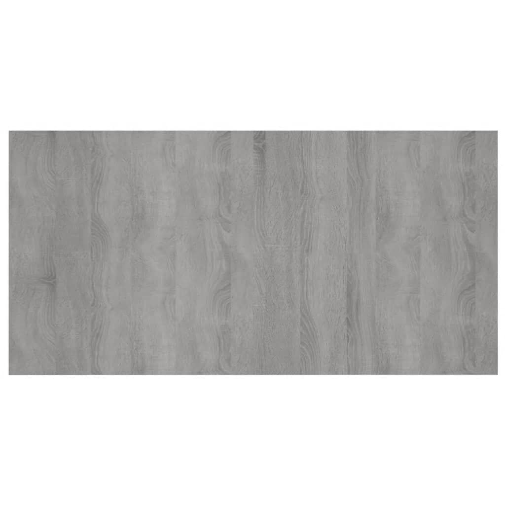 Bed Headboard With Cabinet | Grey Sonoma | Engineered Wood | Standard