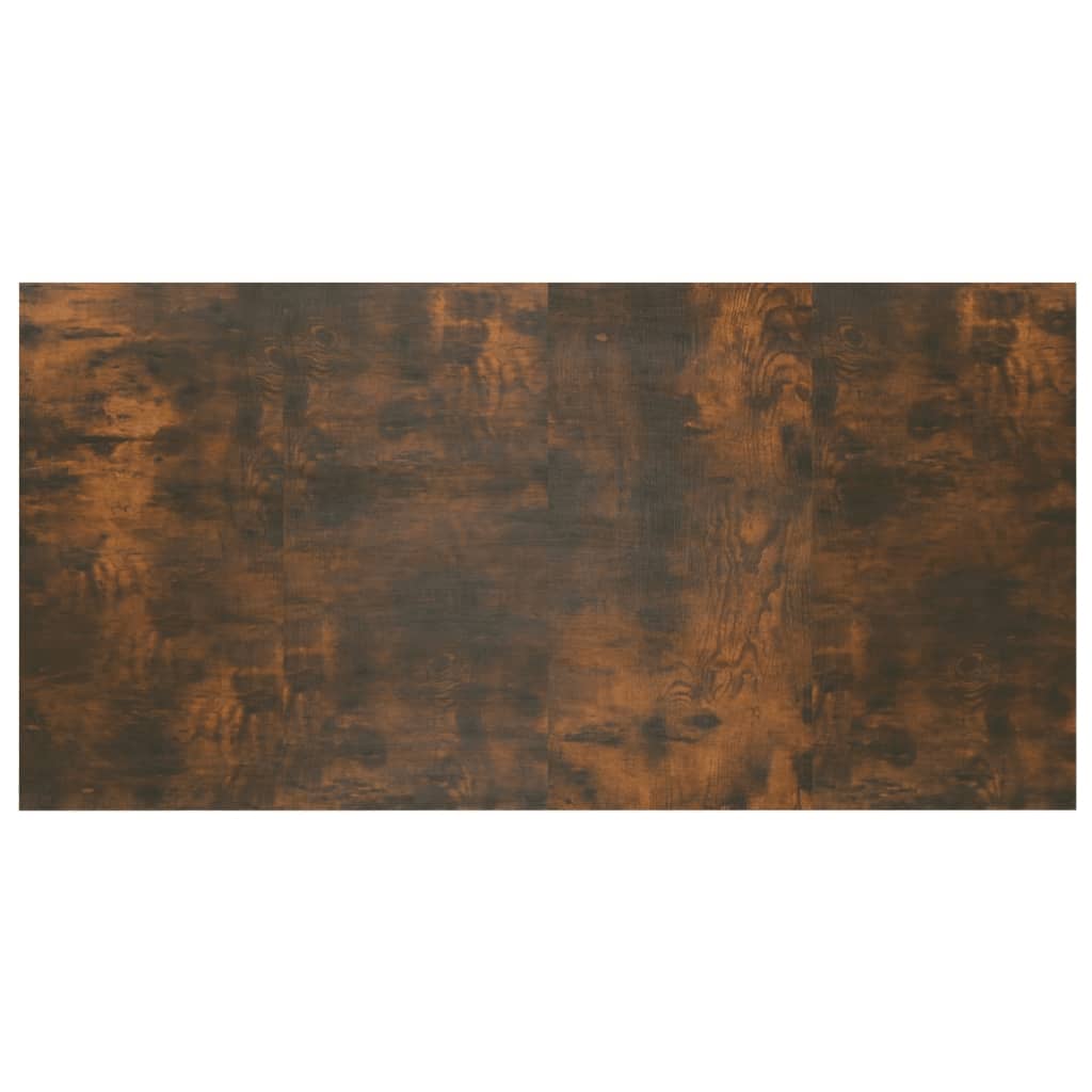 Bed Headboard With Cabinet | Smoked oak | Engineered wood