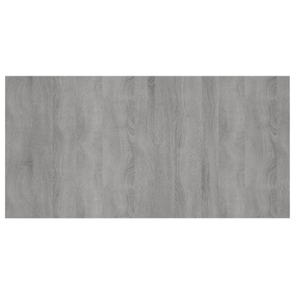 Bed Headboard with Cabinets Grey Sonoma Engineered Wood