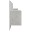 Bed Headboard with Cabinets Concrete Grey Engineered Wood