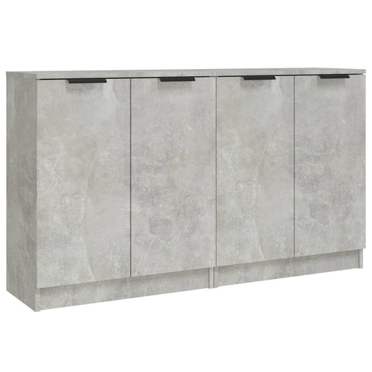 Sideboards 2 pcs Concrete Grey 60x30x70 cm Engineered Wood
