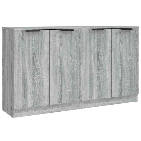 Sideboards 2 pcs Grey Sonoma 60x30x70 cm Engineered Wood