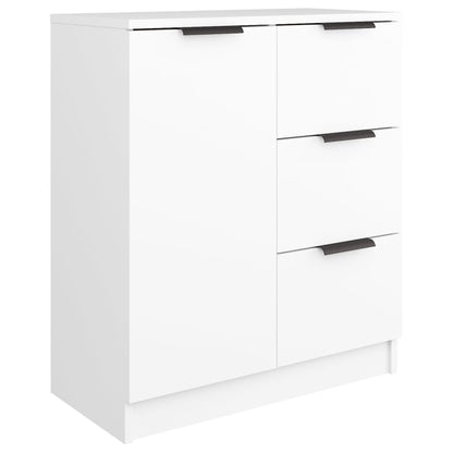 Sideboards 2 pcs White 60x30x70 cm Engineered Wood