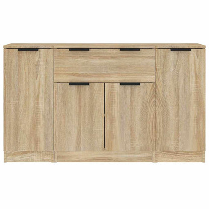 Sideboards 3 pcs Sonoma Oak Engineered Wood
