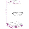 Cat Tree with Sisal Scratching Post Dark Grey 74 cm