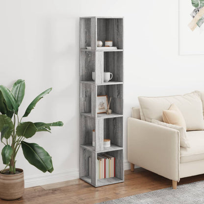 Corner Cabinet Grey Sonoma 33x33x164,5 cm Engineered Wood